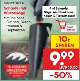 Netto Marken-Discount EASYMAXX Schaufel mit Wurzelsäge Angebot