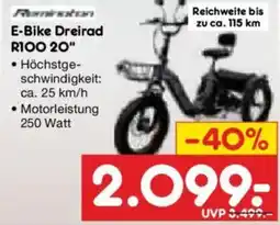 Netto Marken-Discount E-Bike Dreirad RIO0 20" Angebot