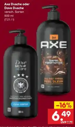 Netto Marken-Discount Axe Dusche oder Dove Dusche Angebot