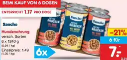 Netto Marken-Discount Sancho Hundenahrung Angebot