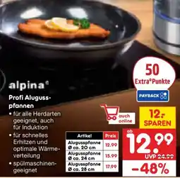 Netto Marken-Discount alpina Profi Alugusspfannen Angebot