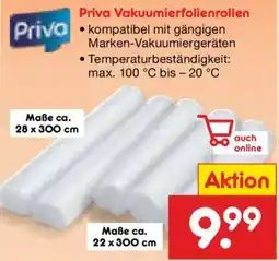 Netto Marken-Discount Priva Vakuumierfolienrollen Angebot