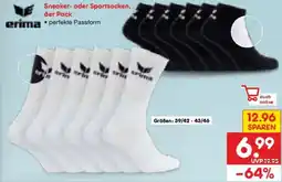 Netto Marken-Discount erima Sneaker- oder Sportsocken Angebot