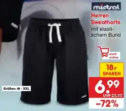 Netto Marken-Discount mistral Herren Sweathorts Angebot