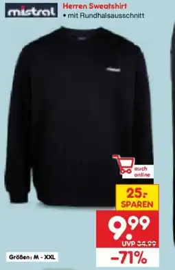 Netto Marken-Discount mistral Herren Sweatshirt Angebot