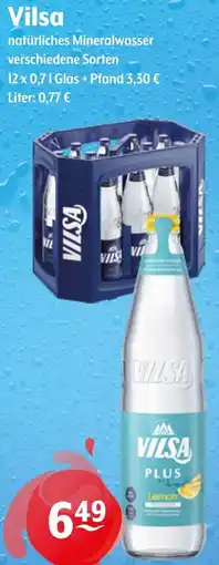 CENTERSHOP Vilsa natürliches Mineralwasser Angebot