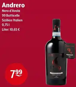 CENTERSHOP Andrero Nero d'Avola Angebot