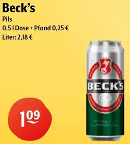 CENTERSHOP Beck's Pils Angebot