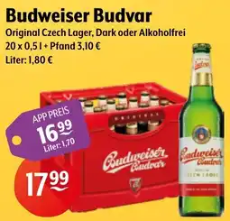 CENTERSHOP Budweiser Budvar Angebot