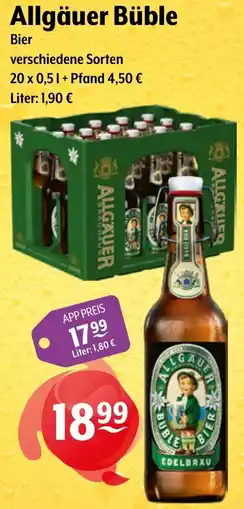 CENTERSHOP Allgäuer Büble Bier Angebot