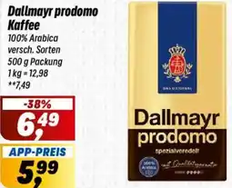 Simmel Dallmayr prodomo Kaffee Angebot
