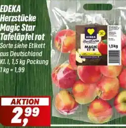 Simmel EDEKA Herzstücke Magic Star Tafeläpfel rot Angebot