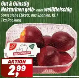 Simmel Gut & Günstig Nektarinen gelb- oder weißfleischig Angebot