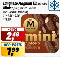 Simmel Langnese Magnum Eis oder Minis Angebot