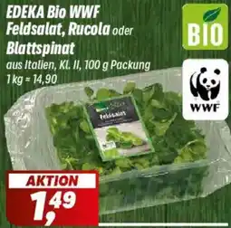 Simmel EDEKA Bio WWF Feldsalat, Rucola oder Blattspinat Angebot