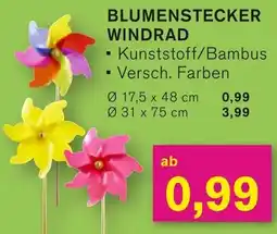 KODi Blumenstecker windrad Angebot