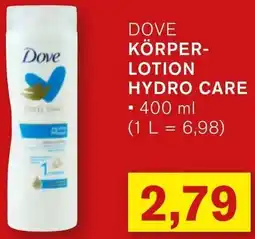 KODi Dove körperlotion hydro care Angebot