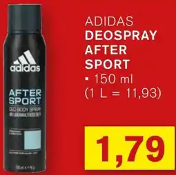 KODi Adidas deospray after sport Angebot