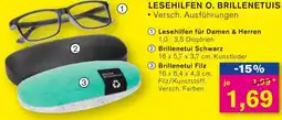 KODi Lesehilfen o. brillenetuis Angebot