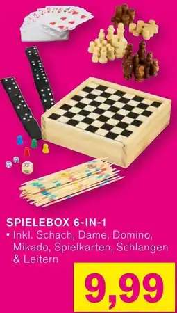 KODi Spielebox 6-in-1 Angebot