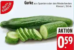 Edeka GUT & GÜNSTIG Gurke Angebot