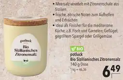 CITTI Markt potluck Bio Sizilianisches Zitronensalz Angebot