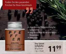 CITTI Markt Stay Spiced Grillpfeffer Angebot