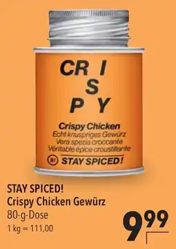 CITTI Markt STAY SPICED! Crispy Chicken Gewürz Angebot