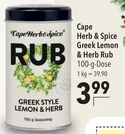 CITTI Markt Cape Herb & Spice Greek Lemon & Herb Rub Angebot