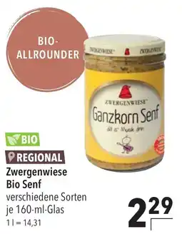 CITTI Markt Zwergenwiese Bio Senf Angebot