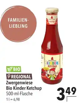 CITTI Markt Zwergenwiese Bio Kinder Ketchup Angebot
