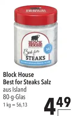 CITTI Markt Block House Best for Steaks Salz Angebot