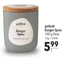CITTI Markt potluck Burger Spice Angebot