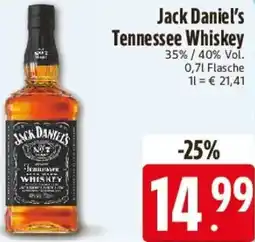 Edeka Jack Daniel's Tennessee Whiskey Angebot