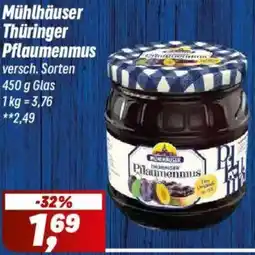Simmel Mühlhäuser Thüringer Pflaumenmus Angebot
