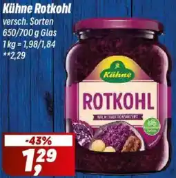 Simmel Kühne Rotkohl Angebot