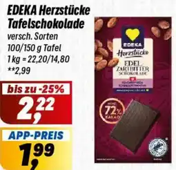 Simmel EDEKA Herzstücke Tafelschokolade Angebot