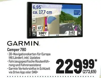 METRO Garmin Camper 780 Angebot