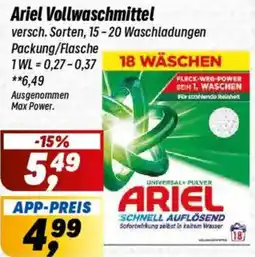 Simmel Ariel Vollwaschmittel Angebot