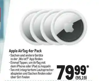 METRO Apple Airtag 4er Pack Angebot