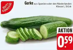 E-Center GUT & GÜNSTIG Gurke Angebot
