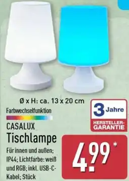 Aldi Nord CASALUX Tischlampe Angebot