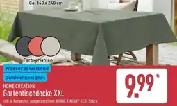 Aldi Nord HOME CREATION Gartentischdecke XXL Angebot