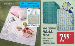 Aldi Nord HOME CREATION Picknickdecke Angebot