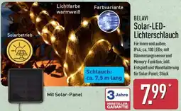 Aldi Nord BELAVI Solar-LED Lichterschlauch Angebot