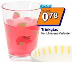 Action Trinkglas Angebot