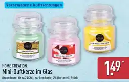 Aldi Nord HOME CREATION Mini-Duftkerze im Glas Angebot