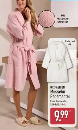 Aldi Nord UP2FASHION Musselin Bademantel Angebot