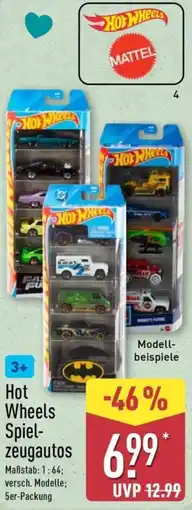 Aldi Nord Hot Wheels Spielzeugautos Angebot