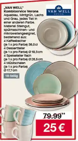Woolworth VAN WELL Kombiservice Verona Angebot